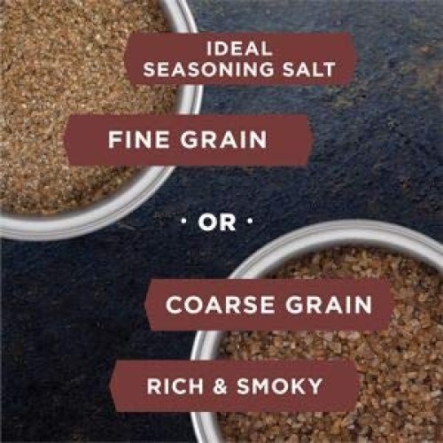 Hickory Smoked Sea Salt 2 Lb. Bag - Coarse Grain By San Francisc