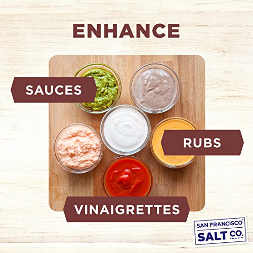 Hickory Smoked Sea Salt 2 Lb. Bag - Fine Grain By San Francisco