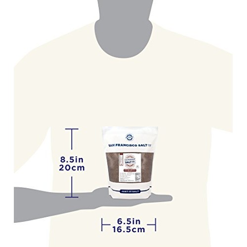 Hickory Smoked Sea Salt 2 Lb. Bag - Fine Grain By San Francisco