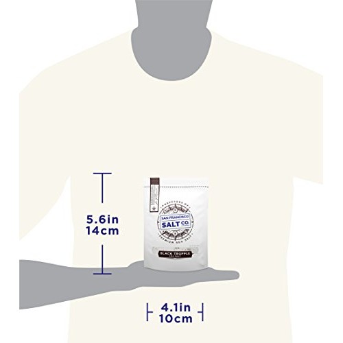 Italian Black Truffle Salt 5 Oz. Resealable Pouch - San Francisc