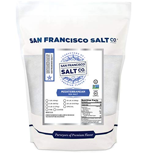 Mediterranean Sea Salt - 2 Lb. Bag Coarse Grain By San Francisco