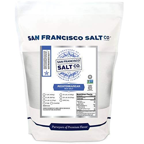 Mediterranean Sea Salt - 2 Lb. Bag Fine Grain By San Francisco S