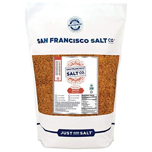 Organic Bacon Salt 2 Lbs. By San Francisco Salt Company