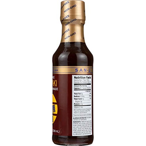 San J International, Sauce Teriyaki, 10 Fl Oz