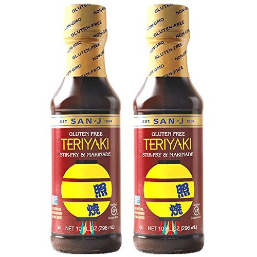 San-J Gluten Free Teriyaki Sauce, 10 Oz Pack Of 2