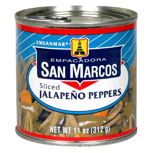 Empacadora San Marcos Sliced Jalapeno Peppers, 11-Ounce Cans Pa