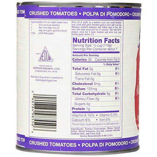 San Marzano, Crushed Tomatoes, 28 Oz