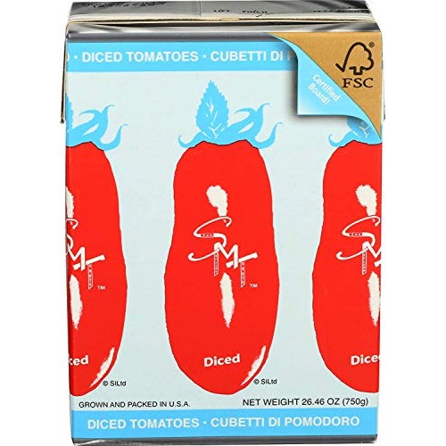 San Marzano Diced Tomatoes 26.46Oz Pack Of 12