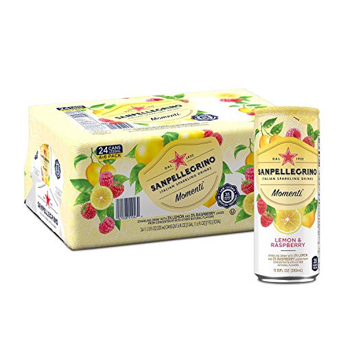Sanpellegrino Momenti Lemon &Amp; Red Raspberry Cans, 11.15 Fluid Ou
