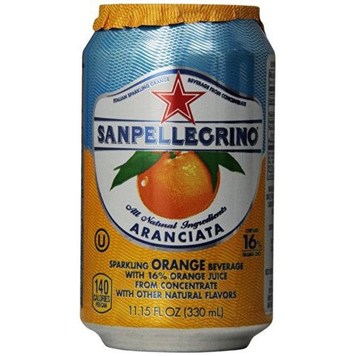 San Pellegrino - Aranciata Orange Soda, 12- 11.15 Oz. Cans