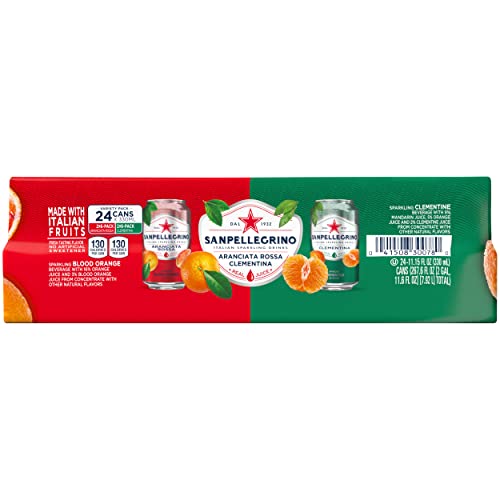 Sanpellegrino Variety Italian Sparkling Drinks, 11.15 Fl Oz. Can