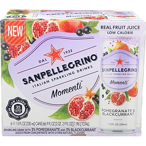 San Pellegrino, Momenti Sparkling Drink Pomegranate Blackcurrant