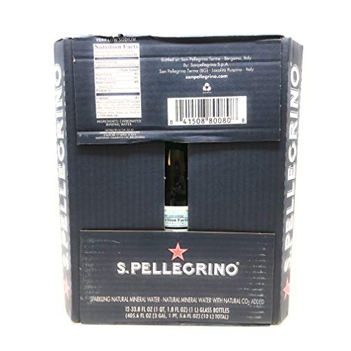 San Pellegrino, Water Sparkling Mineral, 2.82 Fl Oz, 12 Pack