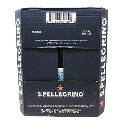 San Pellegrino, Water Sparkling Mineral, 2.82 Fl Oz, 12 Pack