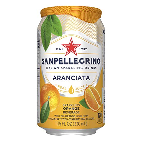 Sanpellegrino Italian Sparkling Drink, Orange, 11.15 Fluid Ounce