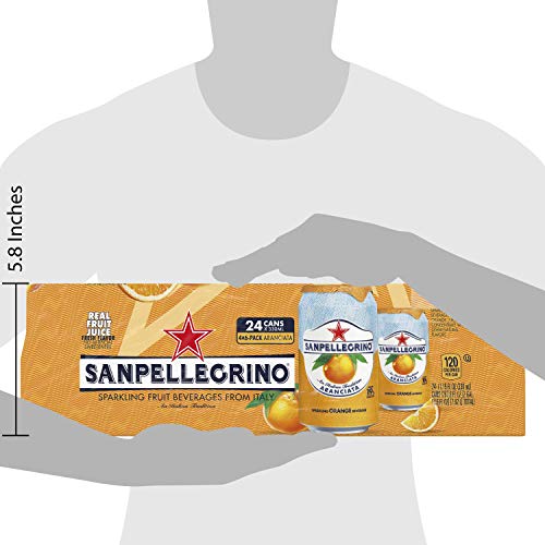 Sanpellegrino Italian Sparkling Drink, Orange, 11.15 Fluid Ounce