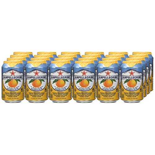 Sanpellegrino Italian Sparkling Drink, Orange, 11.15 Fluid Ounce