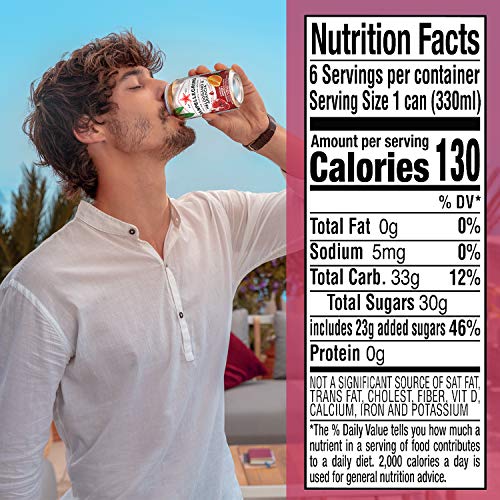 Sanpellegrino Italian Sparkling Drink, Pomegranate And Orange, 1