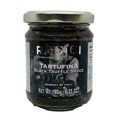 Black Truffle Sauce - Umbria Truffles - 180 G 6.35 Oz