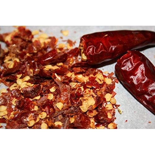 Organic Red Chili Pepper Flakes, Smoked Pepper Flakes, Greek Bou