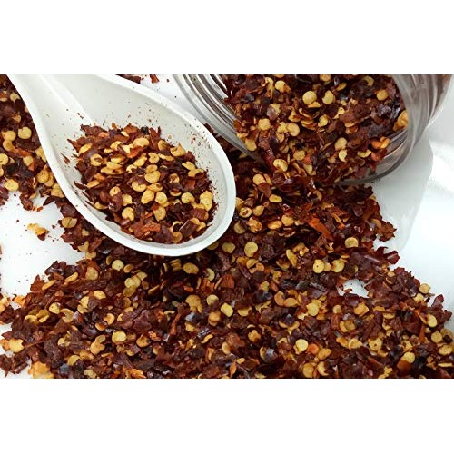 Organic Red Chili Pepper Flakes, Smoked Pepper Flakes, Greek Bou
