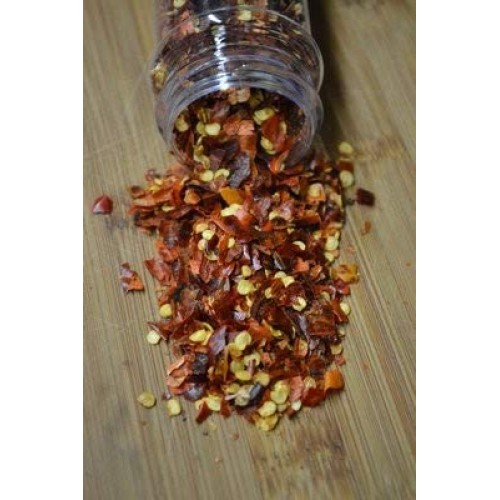 Organic Red Chili Pepper Flakes, Smoked Pepper Flakes, Greek Bou