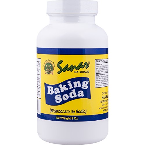 Sanar Naturals Baking Soda 8 Ounce - Bicarbonato De Sodio, Antac