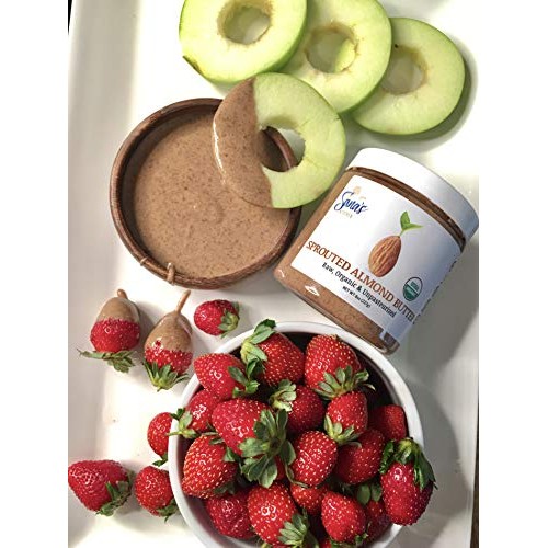 Sanas Kitchen Sprouted Stone Ground Raw Italian Almond Butter,