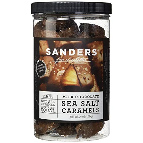 Sanders Milk Chocolate Sea Salt Caramels - 36 Oz. 2.25 Lb