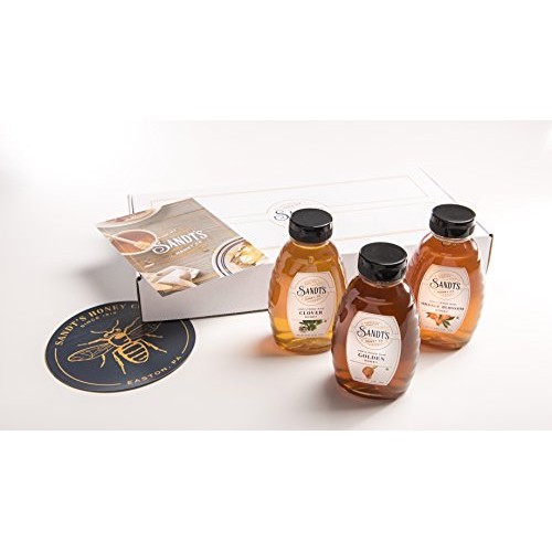 Sandts Unfiltered Raw Honey Varietal Bundle - Golden, Clover &Amp;