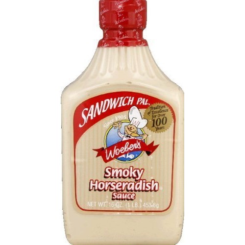 Woebers Sandwich Pal Smoky Horseradish Sauce 16Oz