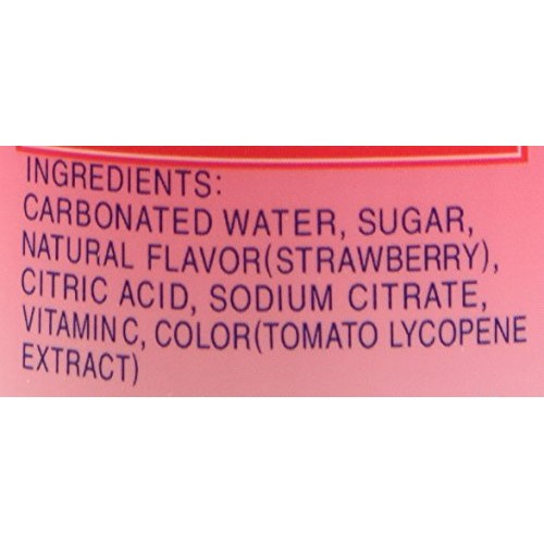 Sangaria Ramune Marble Soft Drink Strawberry Flavor 6 Pack