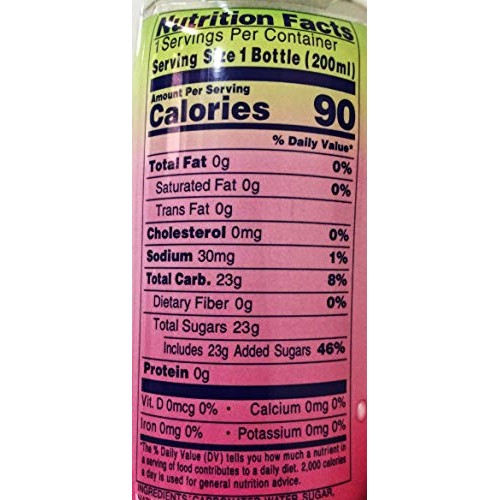 Sangaria Ramune Premium Crabonated Soft Drink Peach Flavor 5 Pac