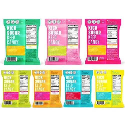 Smart Sweets Variety Pack All 7 Flavors, Sourmelon Bites, Peach