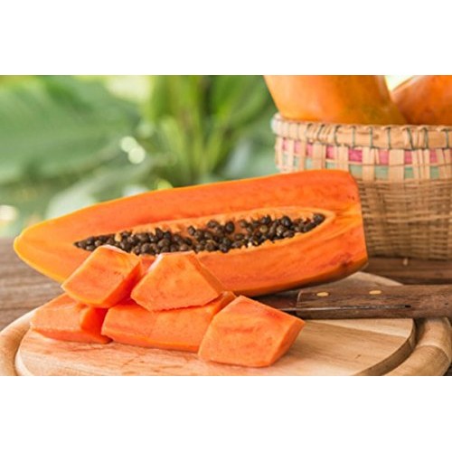 Dried Papaya Spears No Sulfur And Low Sugar Natural Taste 2 Lb