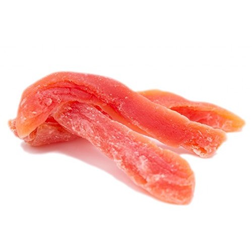 Dried Papaya Spears No Sulfur And Low Sugar Natural Taste 2 Lb