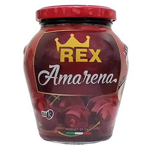 Rex Amarena Cherries In Syrup, 16.23 Ounce