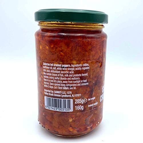 Sanniti Crushed Italian Calabrian Chili Peppers, 10 Ounce