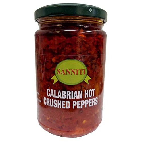 Sanniti Crushed Italian Calabrian Chili Peppers, 10 Ounce