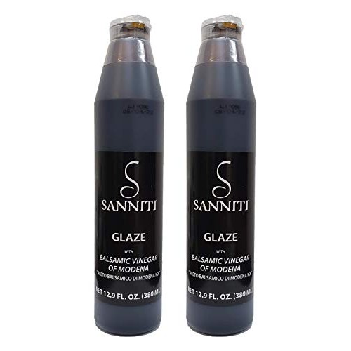 Sanniti Italian Balsamic Vinegar Glaze, 12.9 Ounce Pack Of 2