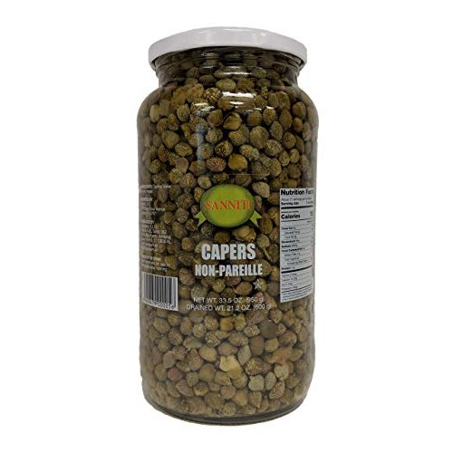 Sanniti Spanish Non Pareil Capers In Vinegar And Salt Brine - 33