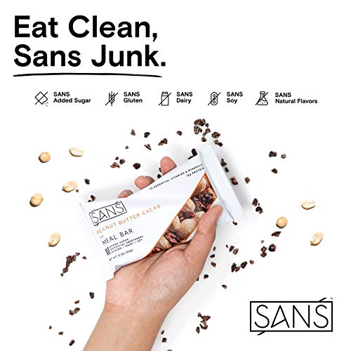 Sans Meal Replacement Protein Bar | All-Natural Nutrition Bar Wi