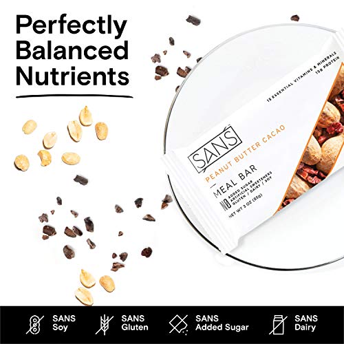 Sans Meal Replacement Protein Bar | All-Natural Nutrition Bar Wi