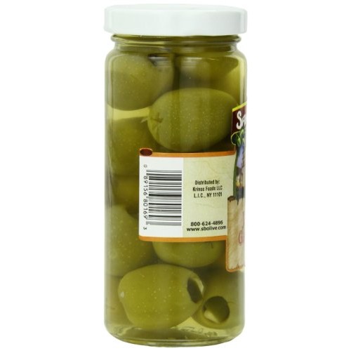 Santa Barbara Olive Stuffed Olives, Jalapeno And Garlic, 5 Ounce