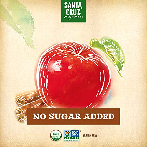 Santa Cruz Organic Cinnamon Apple Sauce, 6-4 Ounce Cups Pack Of 4