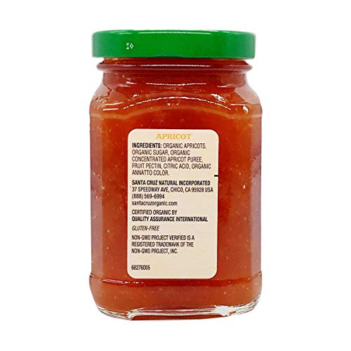 Santa Cruz Fruit Spread, Apricot, 9.5 Oz