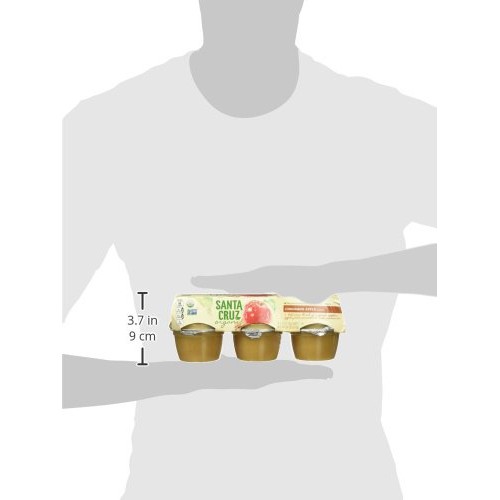 Santa Cruz Organic Apple Cinnamon Sauce Cups, 4 Oz, 6 Ct
