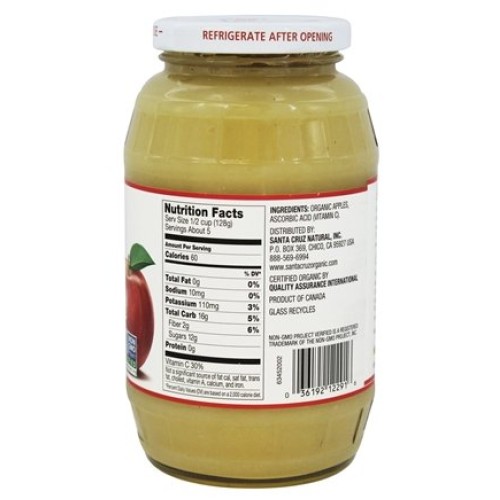 Santa Cruz Organic - Organic Apple Sauce - 23 Oz