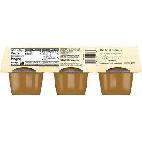 Santa Cruz Organic Apple Peach Sauce, 6-4 Ounce Cups