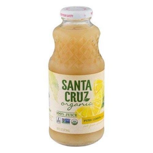 Santa Cruz Organic Pure Lemon Juice -- 16 Fl Oz - 2 Pc